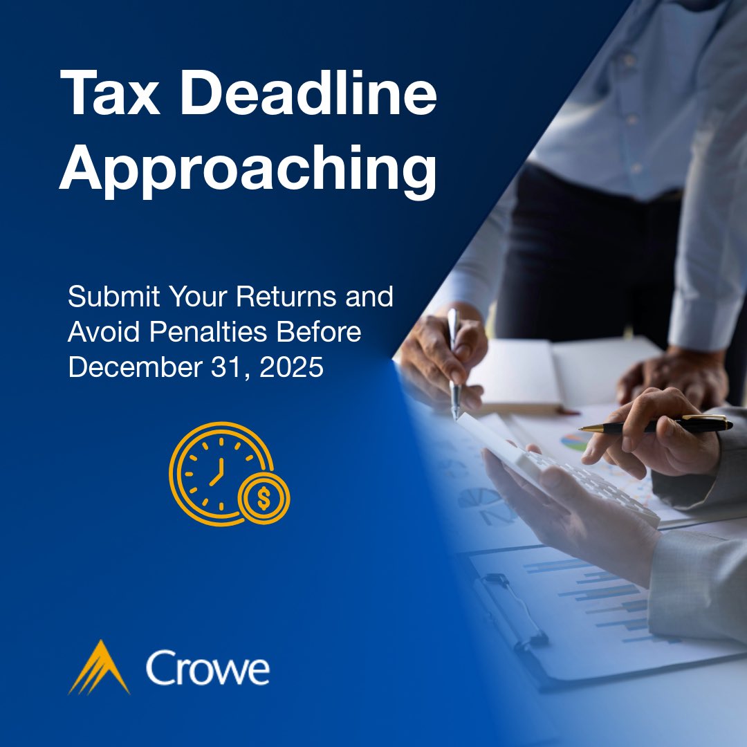 أيام قليلة على انتهاء إعفاء الغرامات! قدّم إقراراتك وسدّد أصل الضريبة قبل 31 ديسمبر 2025. الفترات: ضريبة القيمة المضافة، الدخل، الاستقطاع، السلع الانتقائية، التصرفات العقارية.
#الضرائب_السعودية #حلول_كرو #الضريبة