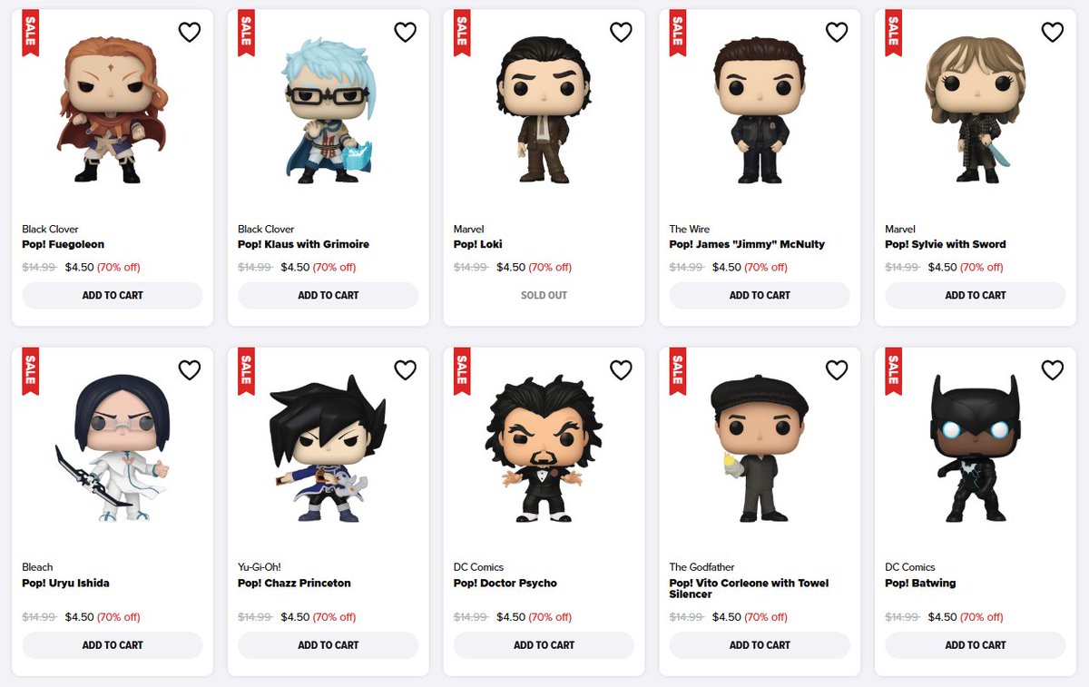 dalbitdotco's tweet image. wowww funko pop lagi ada end of year sale up to 70% lohh!

yang mau jastip bisa dm kita aja yaa~

full catalog bisa cek disini funko.com/promotions/end…