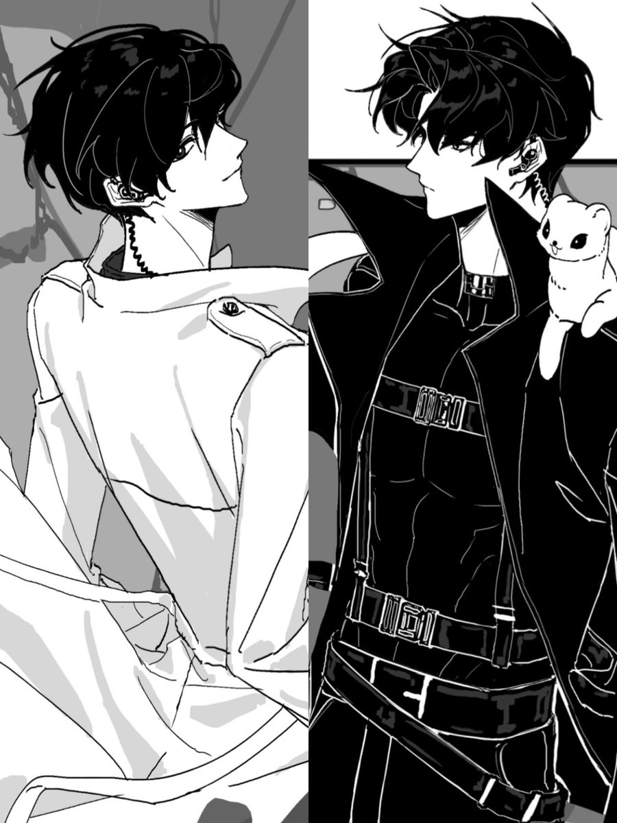 sinianniana's tweet image. 哨向pa😎
说实话在知道官塑之前我一直觉得小金的精神兽应该是白狮子，小刘应该是黑豹
看小说的时候我一直觉得小金是个内心很强大，外表很温柔的人，所以当时觉得白狮子非常符合金独子，而小刘的黑豹是因为帅（对）😌

cms
#joongdok