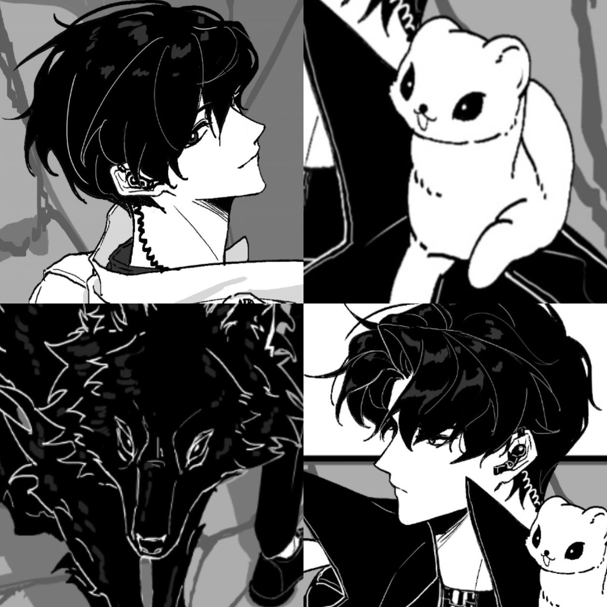 sinianniana's tweet image. 哨向pa😎
说实话在知道官塑之前我一直觉得小金的精神兽应该是白狮子，小刘应该是黑豹
看小说的时候我一直觉得小金是个内心很强大，外表很温柔的人，所以当时觉得白狮子非常符合金独子，而小刘的黑豹是因为帅（对）😌

cms
#joongdok