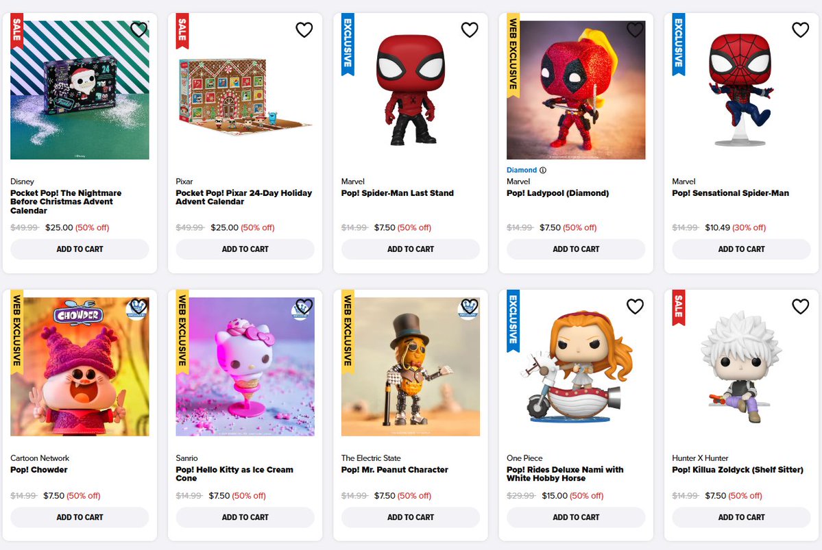 dalbitdotco's tweet image. wowww funko pop lagi ada end of year sale up to 70% lohh!

yang mau jastip bisa dm kita aja yaa~

full catalog bisa cek disini funko.com/promotions/end…