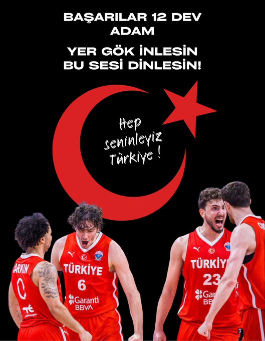 rphpeace's tweet photo. Yer Gök İnlesin, Bu Sesi Dinlesin, Hep Seninleyiz Türkiye. Başarılar 12 Dev Adam. https://t.co/sJNlhKQUSA