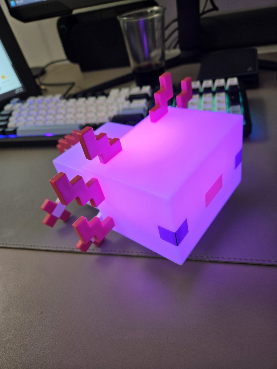 알리에서 아홀로틀 램프 6000원에 샀는데
생각보다 퀄리티가 좋다