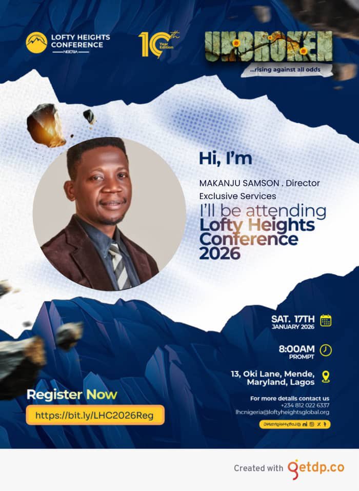 Lofty Heights Conference, Nigeria tweet media