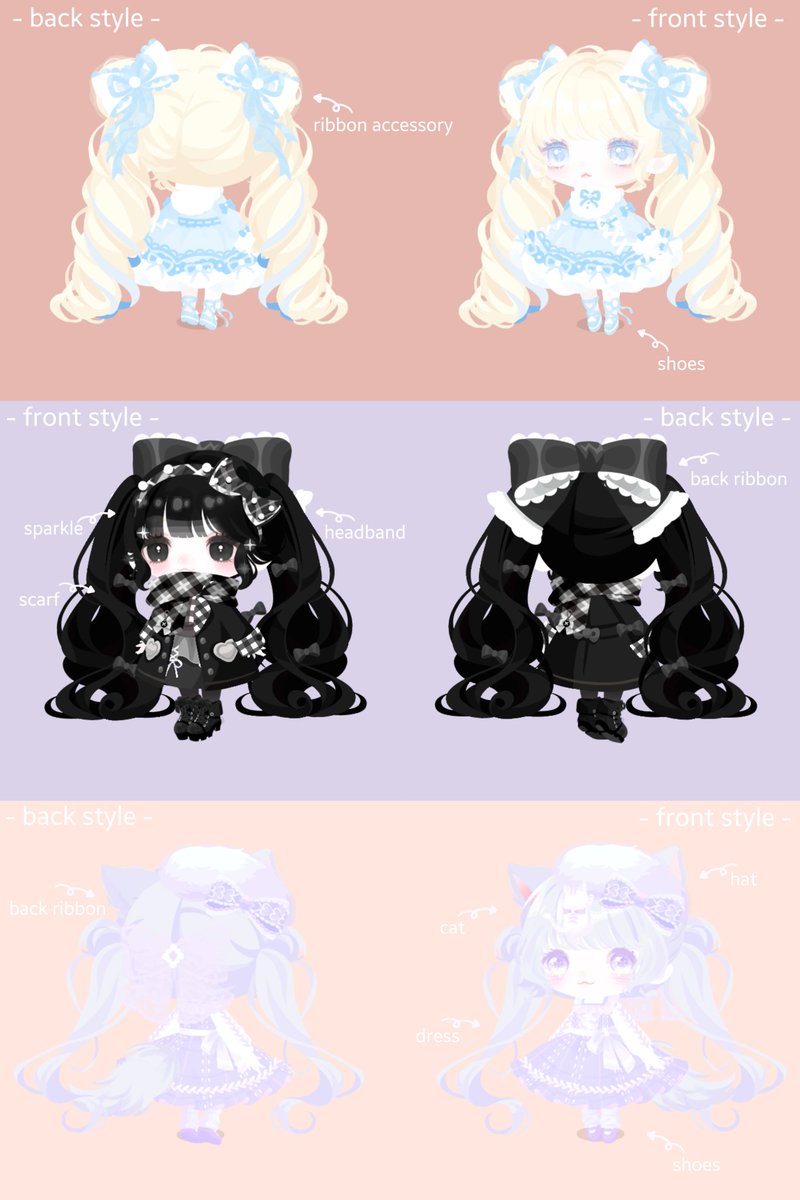 pipi_akyu's tweet photo. 🎨パレット工房　
ファッションアイテムまとめ👗💜

#ハロースイートデイズ #ハロスイ
#パレット工房 https://t.co/BsTu8WCOn6