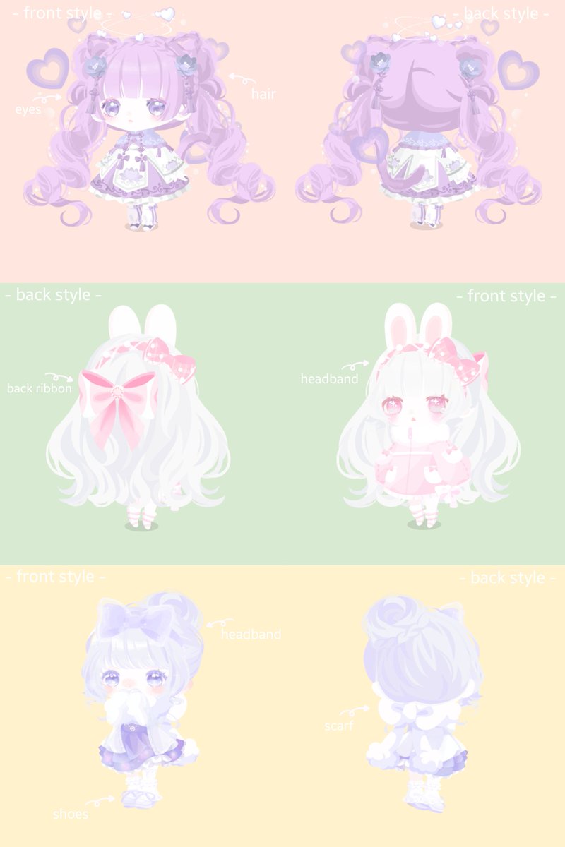 pipi_akyu's tweet photo. 🎨パレット工房　
ファッションアイテムまとめ👗💜

#ハロースイートデイズ #ハロスイ
#パレット工房 https://t.co/BsTu8WCOn6