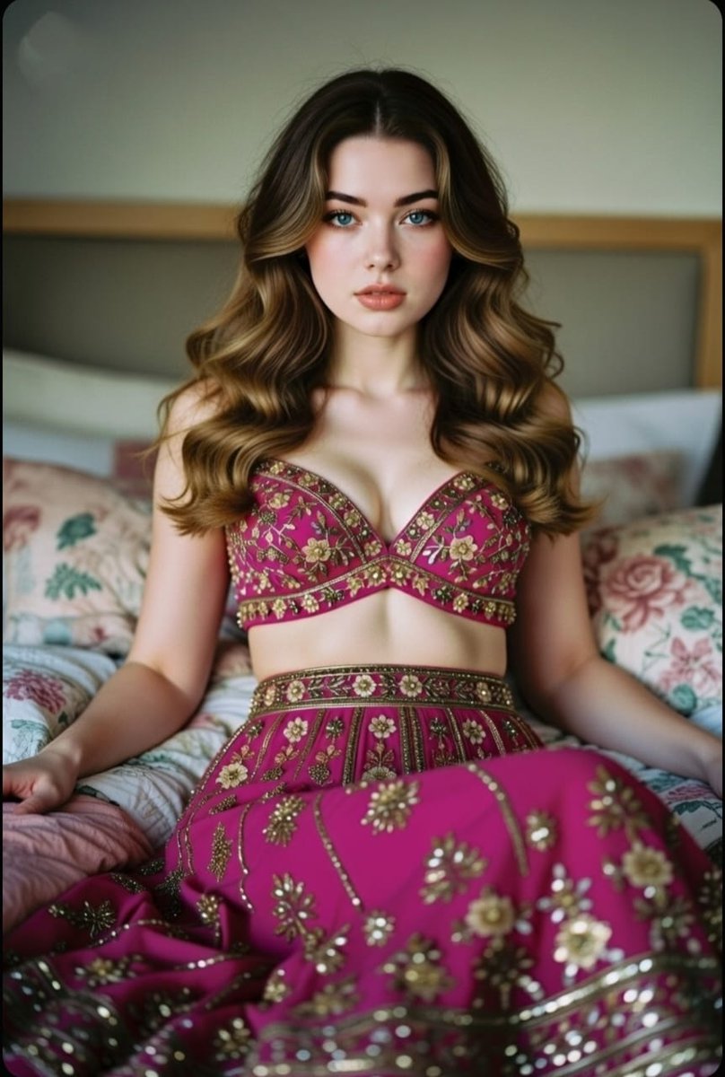 Ethereal Elegance: A Portrait of Cultural Fusion