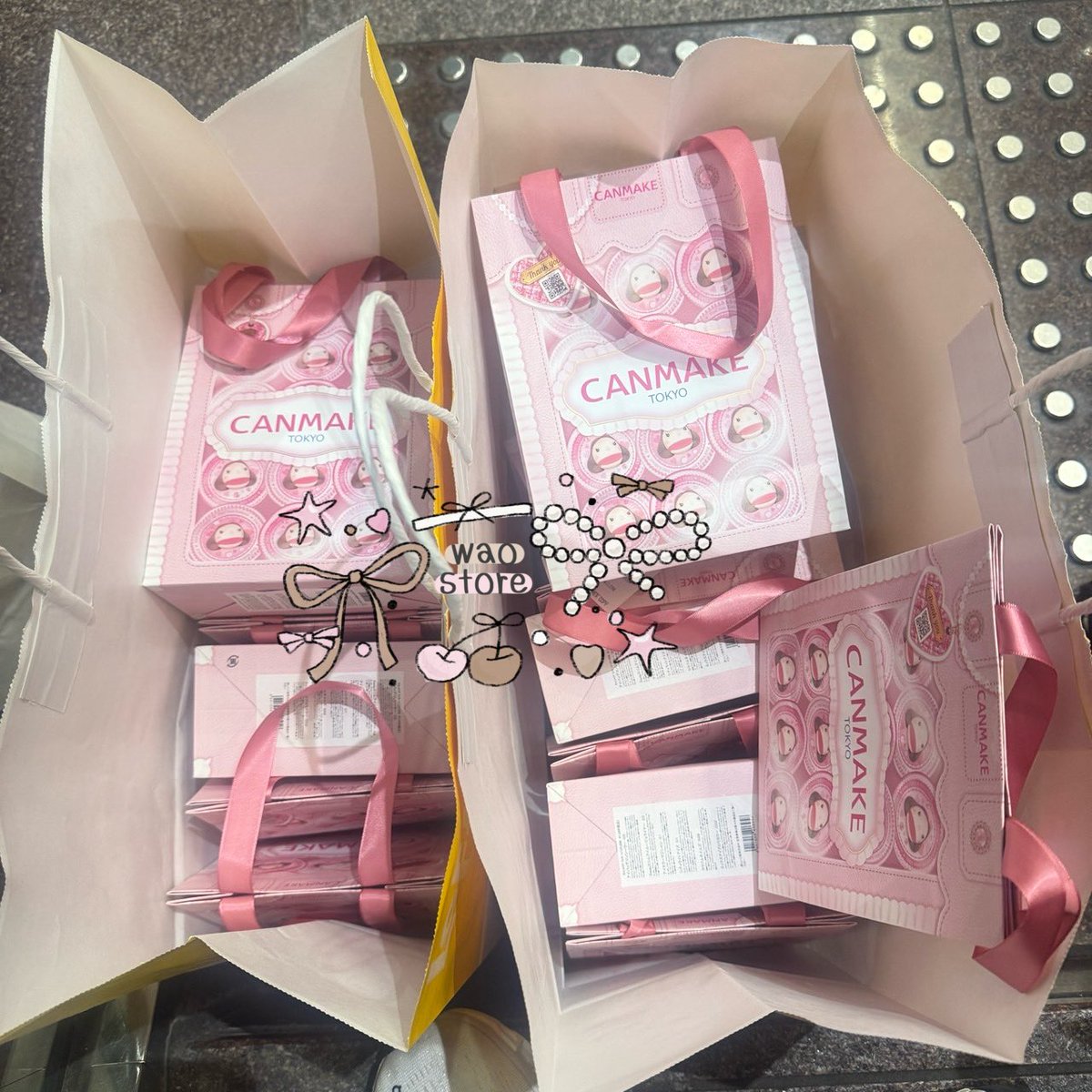 Waowaostore's tweet photo. รับหิ้วถุงจุ่ม #Canmake 

˙✧˖ 𝟒𝟓𝟎.-  (มัดจำ 150/ถุง)
🫧𝐅𝐫𝐞𝐞 𝐬𝐡𝐢𝐩𝐩𝐢𝐧𝐠 ✨
📦เริ่มส่งของ 10/1 
🍒 หากมีรอบบินไวกว่านั้นจะรีบส่งกลับมาค่า

#ส่งต่อคสอ #รับหิ้วญี่ปุ่น #ส่งต่อเครื่องสำอางค์ https://t.co/j1XYLHtP7B