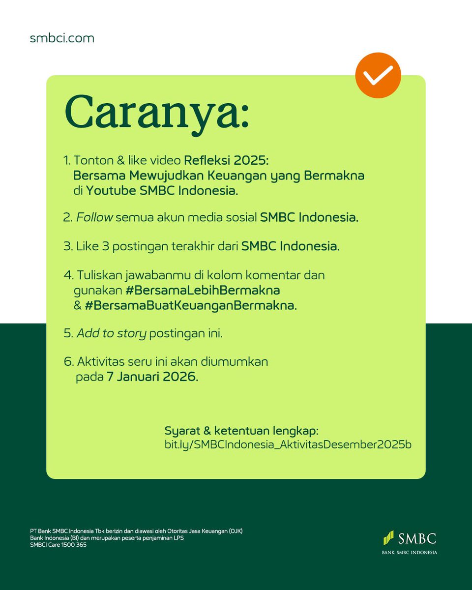 SMBC Indonesia tweet media