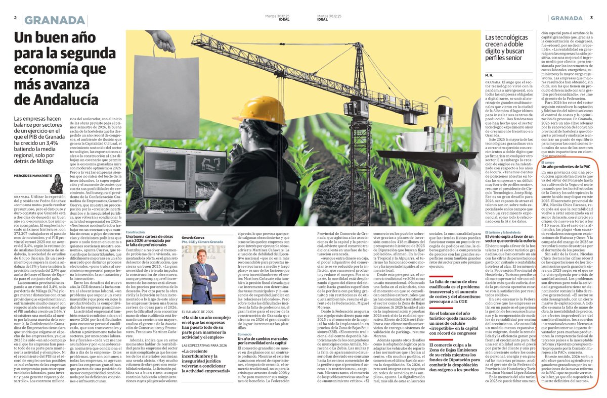 El campo granadino, en un momento clave. 
La agricultura y la ganadería de nuestra provincia viven un 2025 marcado por la incertidumbre: precios en origen que no cubren costes, plagas, crisis sanitarias, falta de relevo generacional y el impacto del cambio climático.  #upagranada