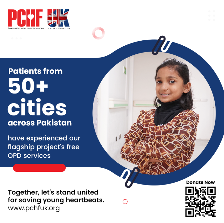 pchfukofficial's tweet photo. Patients born with #CHD from 50+ cities have now been provided free #OPD services at our flagship project, where both pre-op &amp; post-op #ECHO are included, by appointment only: +924232082029.
#UnitedForSavingYoungHeartBeats #PCHFUK
#Donate: https://t.co/MQRvbqbcSh
@captainmisbahpk https://t.co/lXDr5r4We5