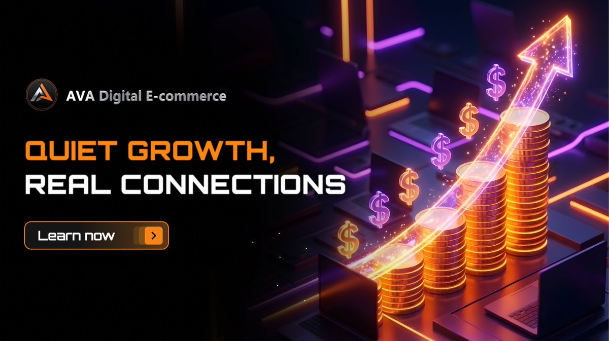 AVANewEra's tweet photo. AVA grows through ecological nodes, connecting local participants into a shared global system.
Growth happens quietly, but steadily.
#AVA $AVA #DigitalEcommerce https://t.co/IZMFQyEFpe
