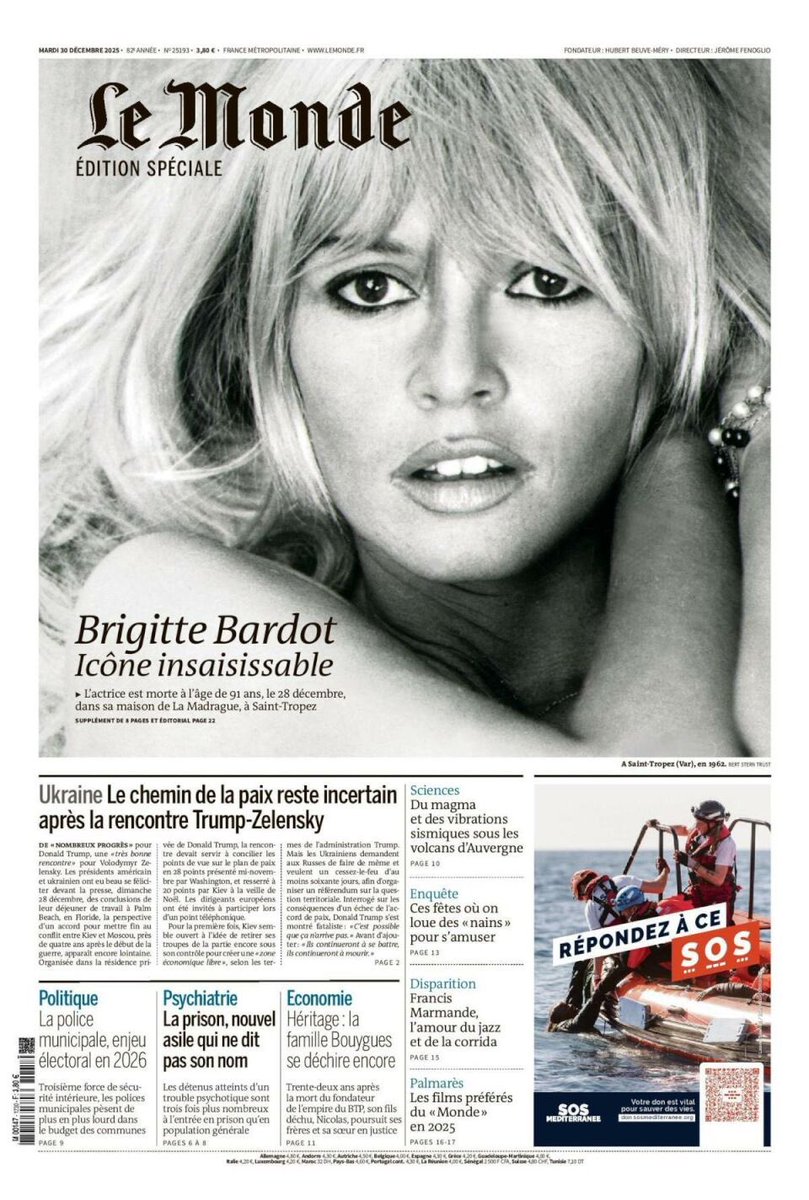 Le Monde, siempre tarde.