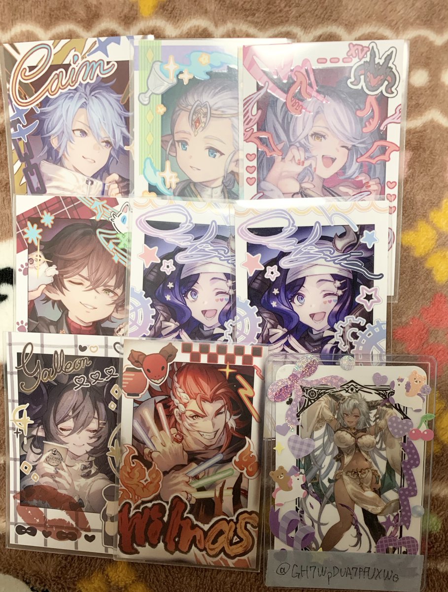 no_TL【交換】グラブルフェス グラブル 十賢者 六竜 フォト風カード