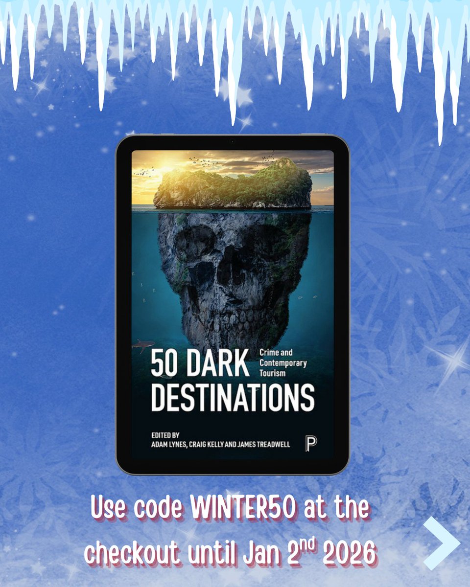 policypress's tweet photo. Winter Sale: 50% Off All eBooks ❄️📚

🌟Use code WINTER50 at checkout before 2 Jan 2026.

From criminology and politics to climate and the economy, discover expert insights to inform and inspire, perfect for winter break reading.

 #EbookDeals #EbookSale

https://t.co/A7OOt9IzMm https://t.co/n18ziJP9XK