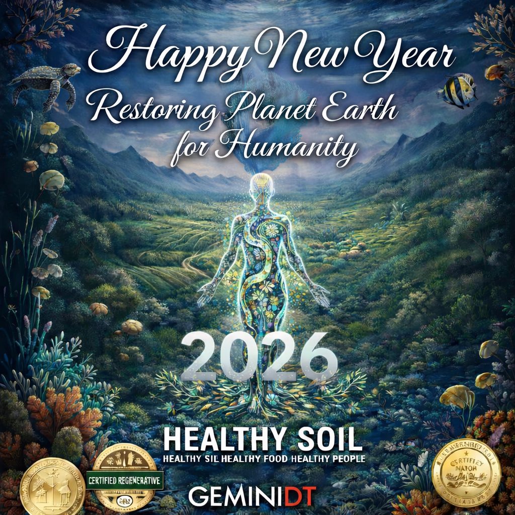 SteveTsuruda's tweet photo. As we step into the new year, we extend our warmest wishes to our partners, growers, innovators, and communities around the world.
May this year bring:
Regeneration of land and ecosystems
Abundance through sustainable agriculture
Innovation that advances health, &amp; longevity https://t.co/npUSmwI616