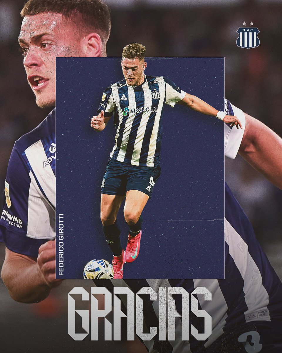 𝐅𝐞𝐝𝐞𝐫𝐢𝐜𝐨 𝐆𝐢𝐫𝐨𝐭𝐭𝐢 𝐣𝐮𝐠𝐚𝐫𝐚́ 𝐞𝐧 𝐀𝐥𝐢𝐚𝐧𝐳𝐚 𝐋𝐢𝐦𝐚 🇵🇪

El Club #Talleres informa que el delantero albiazul continuará su carrera en uno de los equipos más importantes del fútbol peruano.

La transferencia a la importante Institución peruana se realiza de