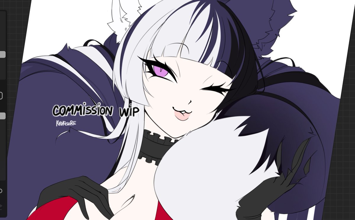 kyokisore's tweet photo. commission wip! ✨
looking for #artmoots 

#smallartists #artistsontwitter #moothunt https://t.co/1SANMrIebA