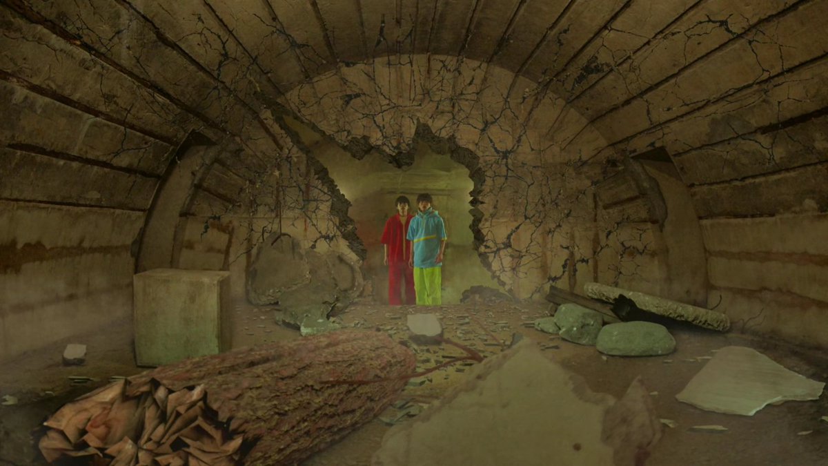 KalusApple's tweet image. It didn't occur to me when watching the movie to realize the Stomach sibling caused a commotion. Cute that they cared for each other do much to do all of that damage.