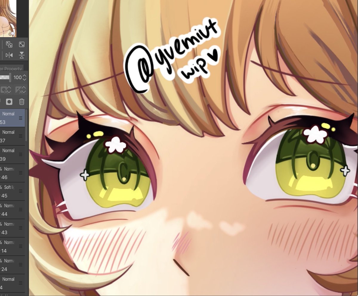 YuemiVT's tweet image. cm wip 🌷 goodnight everyone!