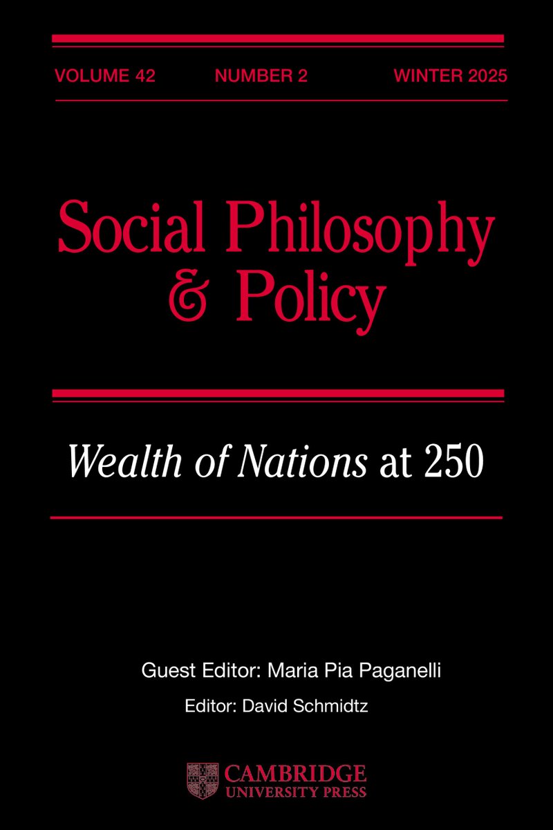 economicthought's tweet photo. A new issue of is online. This is a special issue on 'The Wealth of Nations at 250'
https://t.co/daUCG1W4nq https://t.co/GETnoIxgfU