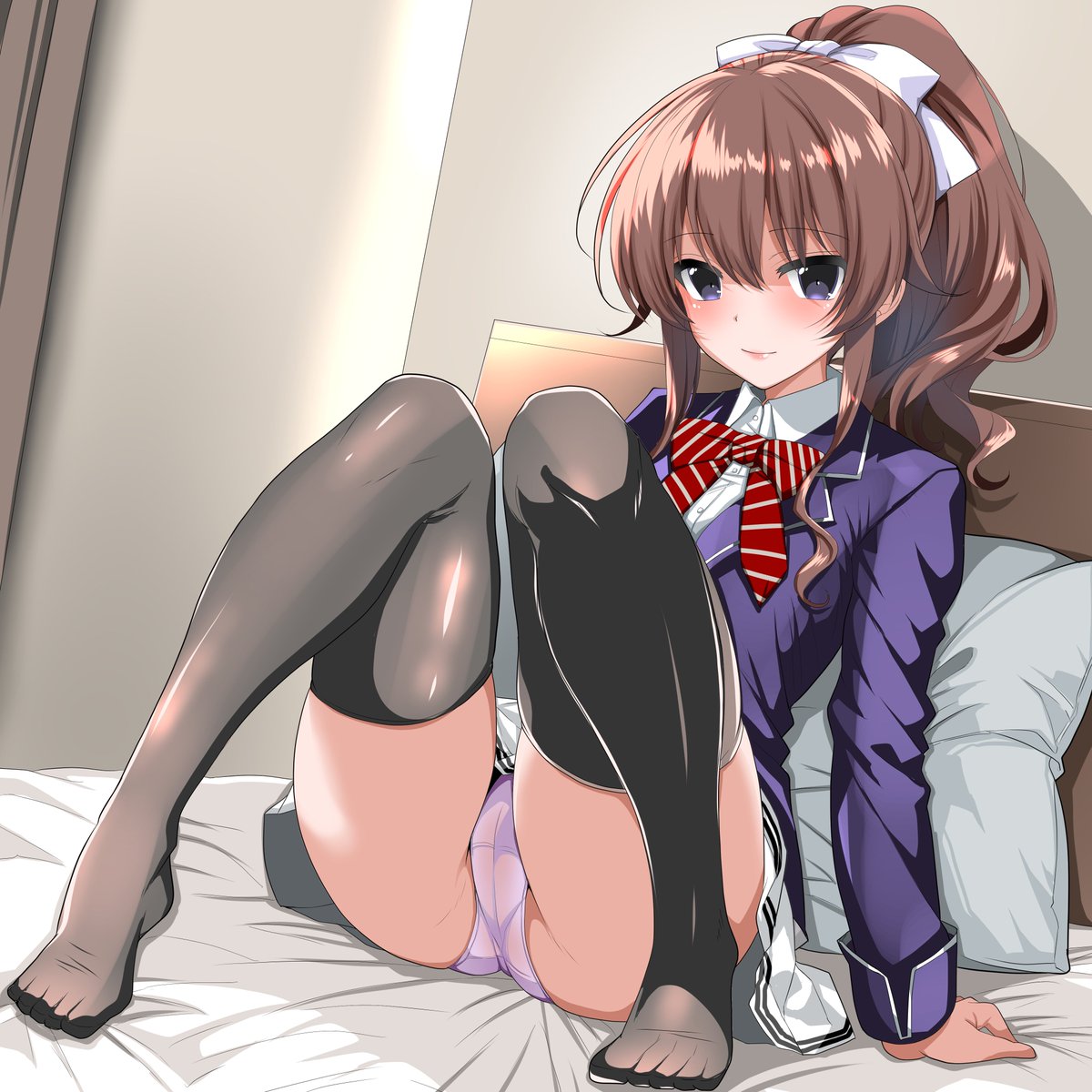 pixivとファンティア更新しました🚽

ベッドの上でおもらししちゃった( *'艸`)💕
結構我慢してたのかな💕 