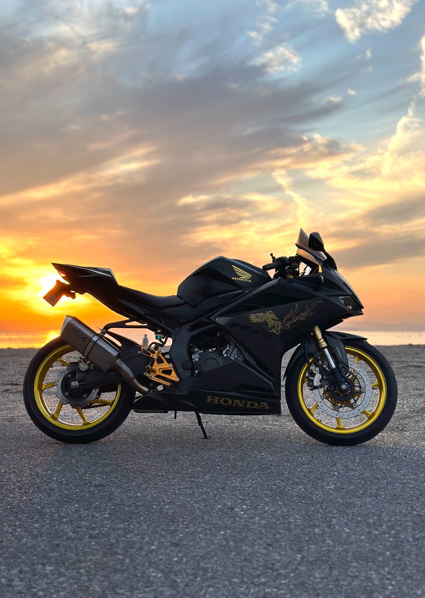 sara_cbr250rr's tweet photo. 2025年走り納め!
2台持ちになった楽しい1年でした
来年もよろしくね( *´꒳`*)
#CBR250RR #hornet250 https://t.co/Db64M8eZ6z