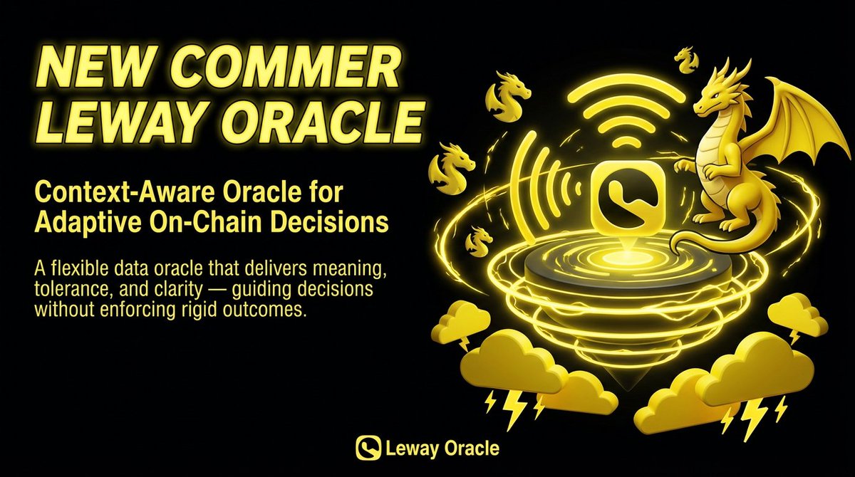 LewayOracle's tweet photo. Golden nodes orbit a central source, showing data as a connected network. Leway Oracle streams multiple signals into adaptive ranges, keeping truth flexible and usable. https://t.co/MHe9584Pfw