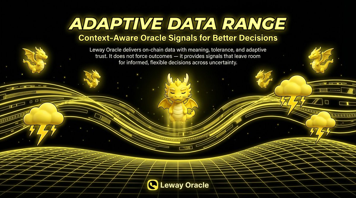 LewayOracle's tweet photo. A context-aware oracle shouldn’t trap you in absolutes. Leway brings clarity without pressure, giving protocols space to respond instead of collapse. https://t.co/cVqH21r0Zj