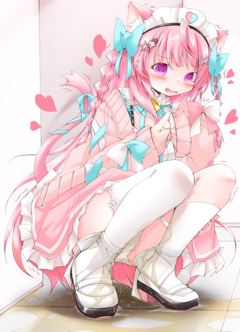 #おもらし
コスプレしてるから見られても大丈夫💛(実は本人的なやつ) 