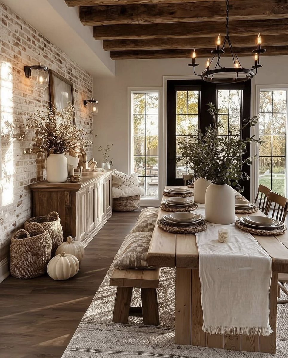 Do you think this room is balanced?  Lots of rustic but materials look like a modern build.