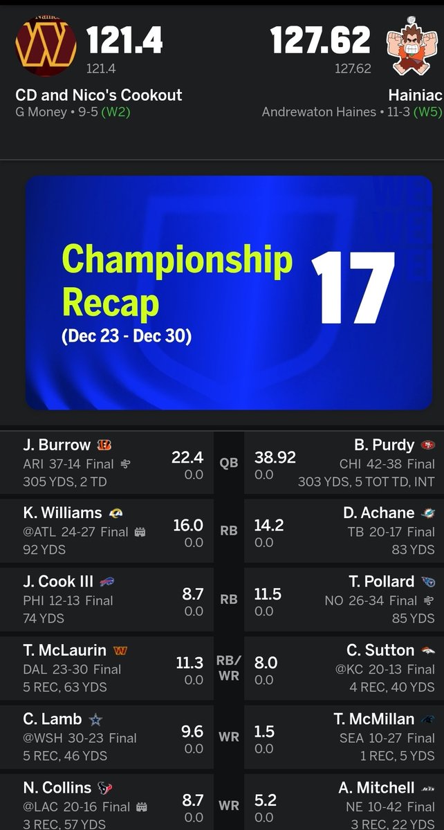 drewaton's tweet image. @jlbiii3 won me my Fantasy Championship tackling Kyren on that breakaway run late in the 4th. 
I'd love to donate some of the winnings to a charity he supports. @AtlantaFalcons