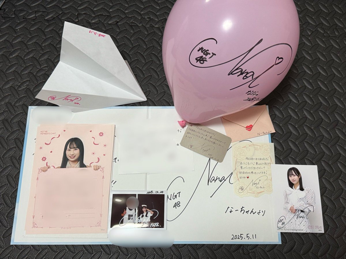 すてきなてがみ 今年だけでこんなに沢山 2Sチェキや直筆サインでステージに上がること