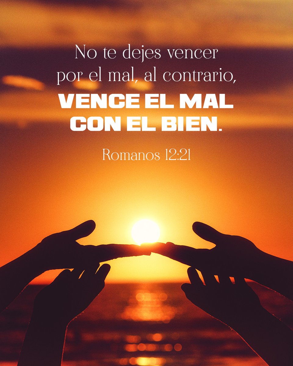 ACaro_Ayala's tweet photo. No seas vencido de lo malo, sino vence con el bien el mal.
      ROMANOS 12 V 21 https://t.co/1Jn8Onosuy