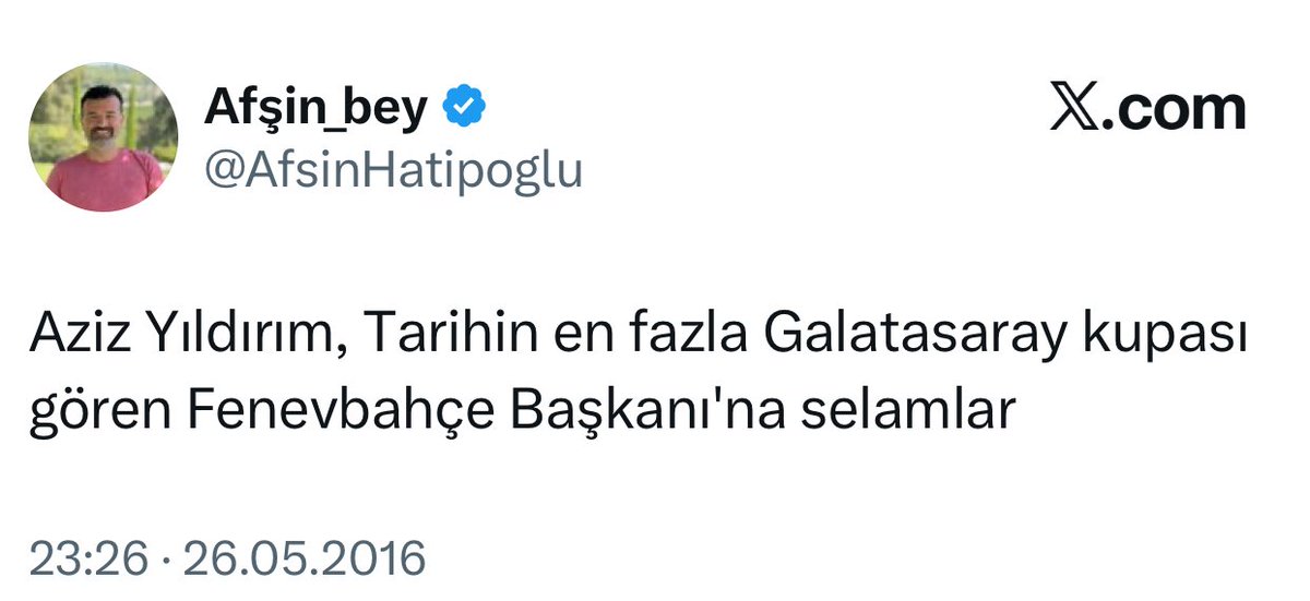 Söz konusu Fenerbahçe’ye kumpas olunca böyle demiyordu👇🏻