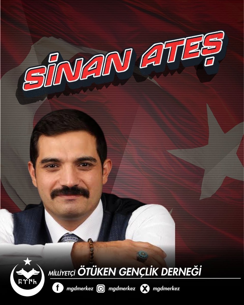 Başkent’in göbeğinde torbacılara öldürtülen Sinan Ateş’i rahmetle anıyoruz.

“Çelik bile sert değil,
Gör ki düşman mert değil,
Ölürüz de dert değil,
Üzer kahpe pusular.”