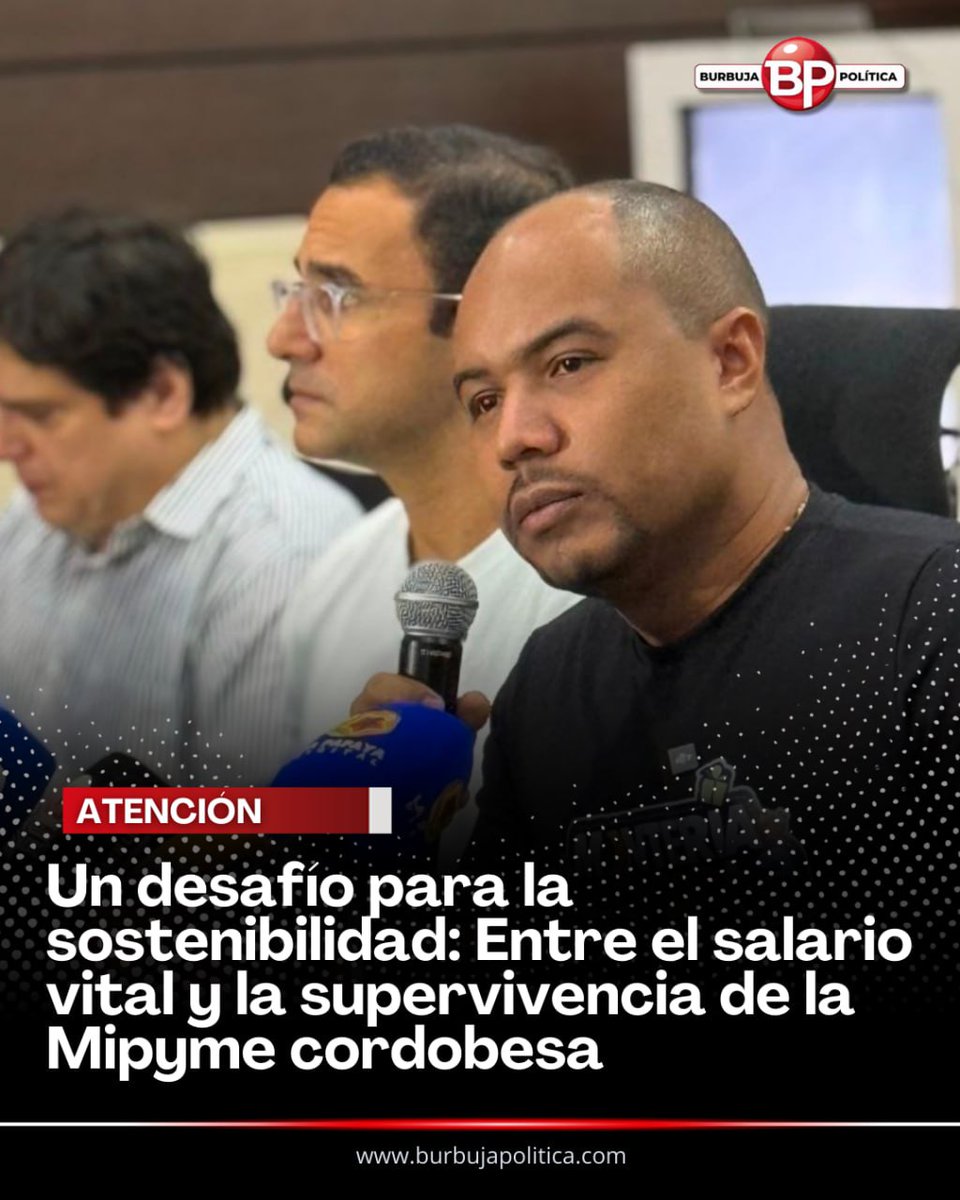 marchenojob's tweet image. #SalarioMínimo2026 Un desafío para la sostenibilidad: Entre el salario vital y la supervivencia de la Mipyme cordobesa burbujapolitica.com/un-desafio-par… @ccmonteria @AlvaroSegrith