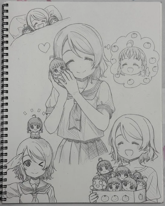#2025年自分が選ぶ今年の4枚
今年描いた楽描きでも選んでみました!
今年の1番お気に入りは曜ちゃんです⛵️🍊
地元愛やギャルヶ咲等、描いてて楽しかったです!!
次僕ラブかコミケにサークル参加する時は描き溜めた楽描き全部頒布したいですね… 