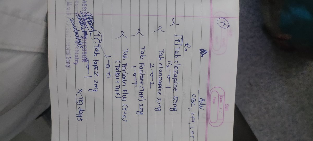 vinodatkari's tweet photo. Most of the prescribed medicines are not always available in Civil Hospital, Sangli. Sir please provide. @CMOMaharashtra @AjitPawarSpeaks https://t.co/iC77UtvV9y
