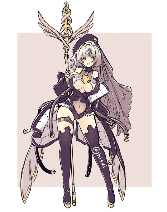 神官のお姉さん 