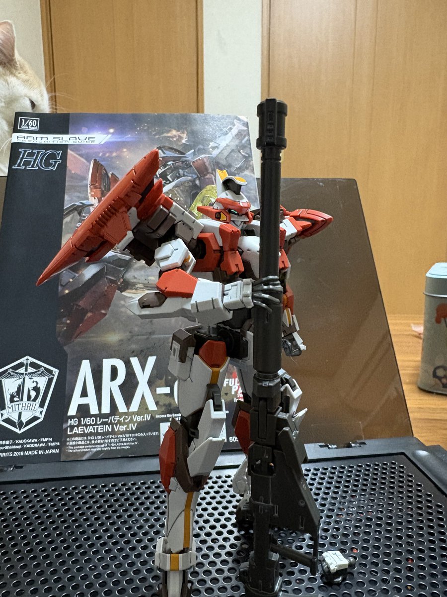 HG 1/60 レーバテイン Ver.IV スミ入れ簡単フィニッシュで完成😊 譲っ