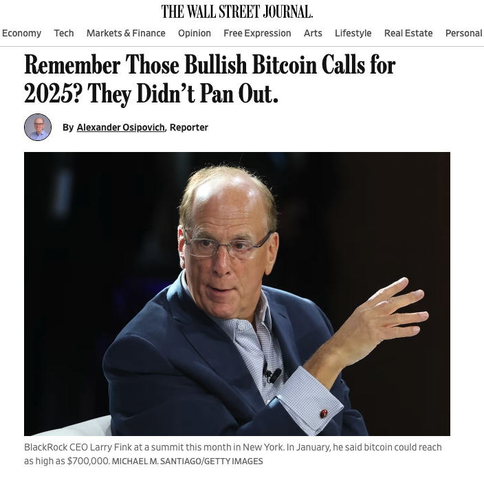 🚨Bureau : Le delusioni delle previsioni sui prezzi del Bitcoin per il 2025: obiettivi non raggiunti e stime riviste.