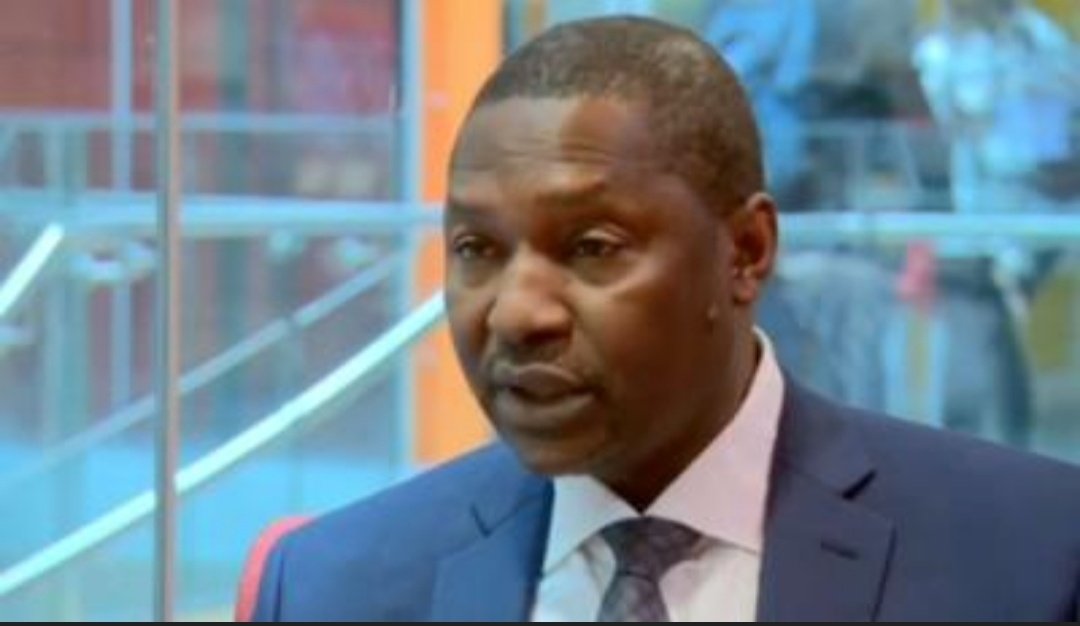 AmbUwem's tweet photo. Breaking News:

Former Attorney-General Abubakar Malami and two others were remanded in Kuje prison by the Federal High Court in Abuja. The Economic and Financial Crimes Commission (EFCC) brought a 16-count money laundering charge against them. https://t.co/5DXBcHHzcd
