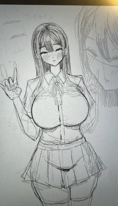 軽い気持ちでこの子描くかも。狐山さん(仮) 