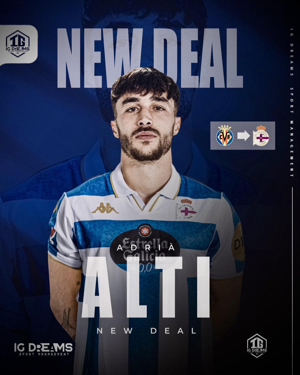 🚨𝗡𝗲𝘄 𝗗𝗲𝗮𝗹 𝐀𝐥𝐭𝐢

✍🏻 Acuerdo oficial cerrado con el <a href="/RCDeportivo/">RC Deportivo</a> para que <a href="/adrialti72/">Adrià Altimira</a> se convierta en nuevo jugador deportivista. 

🤝🏻 Agradecer al @rcdeportivo la confianza depositada en nuestro jugador.

𝗜𝗚 𝗗𝗥𝗘𝗔𝗠𝗦 𝗦𝗣𝗢𝗥𝗧 𝗠𝗔𝗡𝗔𝗚𝗘𝗠𝗘𝗡𝗧 

#IGdreams