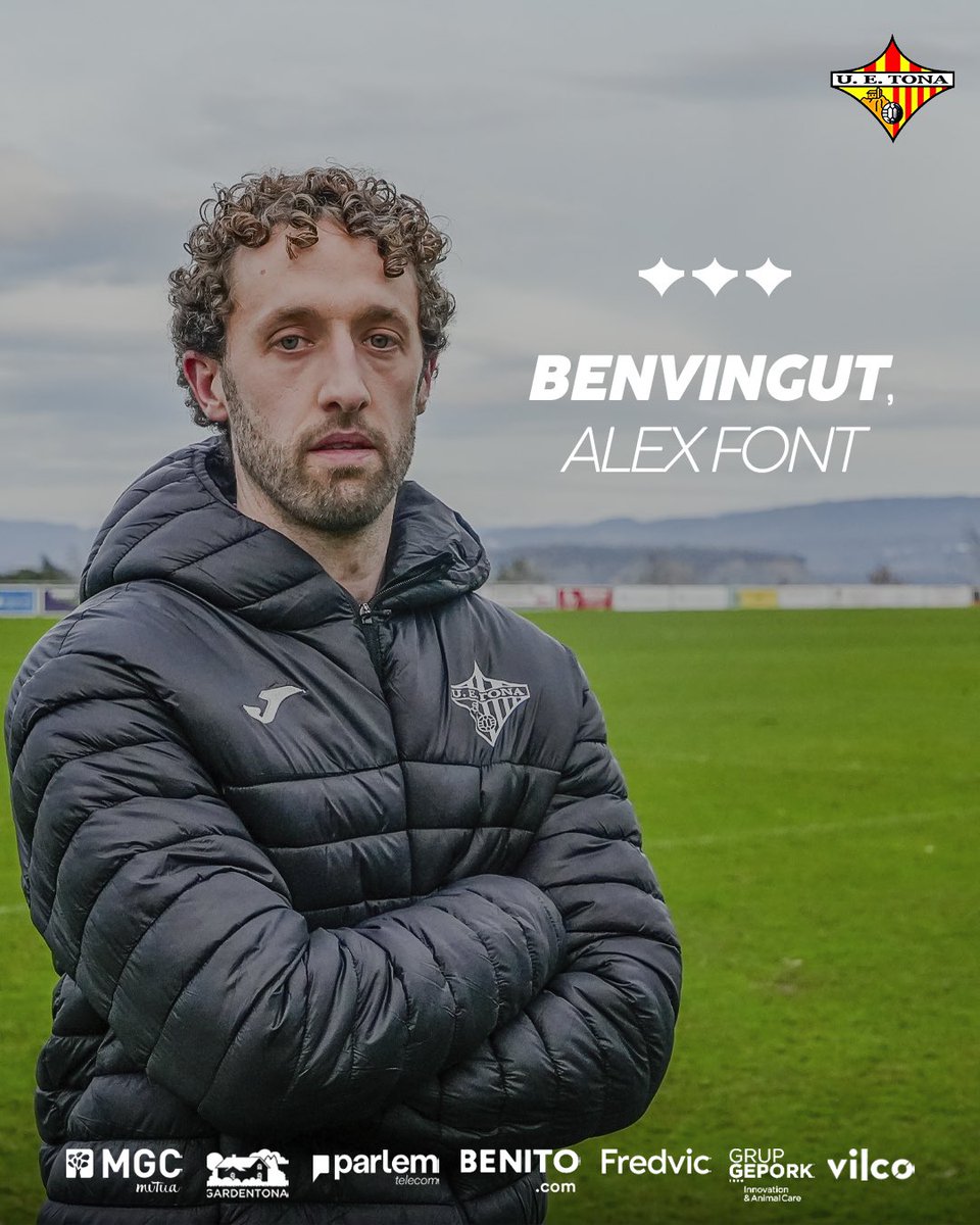 FundacioUETona's tweet photo. 𝐀𝐥𝐞𝐱 𝐅𝐨𝐧𝐭, assumirà el càrrec de 2n entrenador!

Benvingut a Tona! Desitgar-te molta sort en aquesta nova etapa!

#SomHiTona | #3RFEF 🟡🔴 https://t.co/LiEClOfAcm
