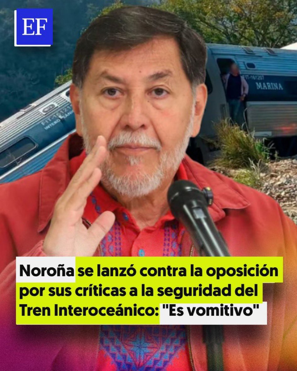 Oye <a href="/fernandeznorona/">Fernández Noroña</a> el vomitivo eres tú ; y además eres un Inche hipócrita ! HDTPM