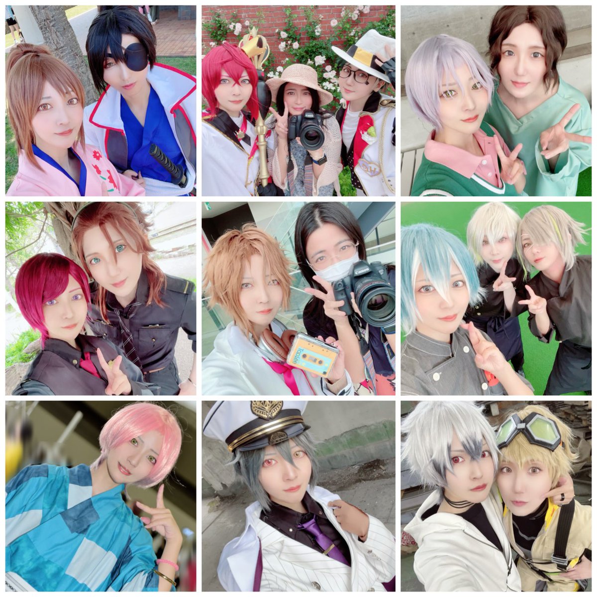 #コスプレ総決算2025

今年もたくさんご一緒していただきありがとうございました！思い出なので自撮り写真にて失礼します🍀12月はわたしの都合でキャンセルしてしまったご予定もありご迷惑をおかけしました🙇‍♀️来年ものんびり楽しく活動して参りますのでよろしくお願いします🙇‍♀️