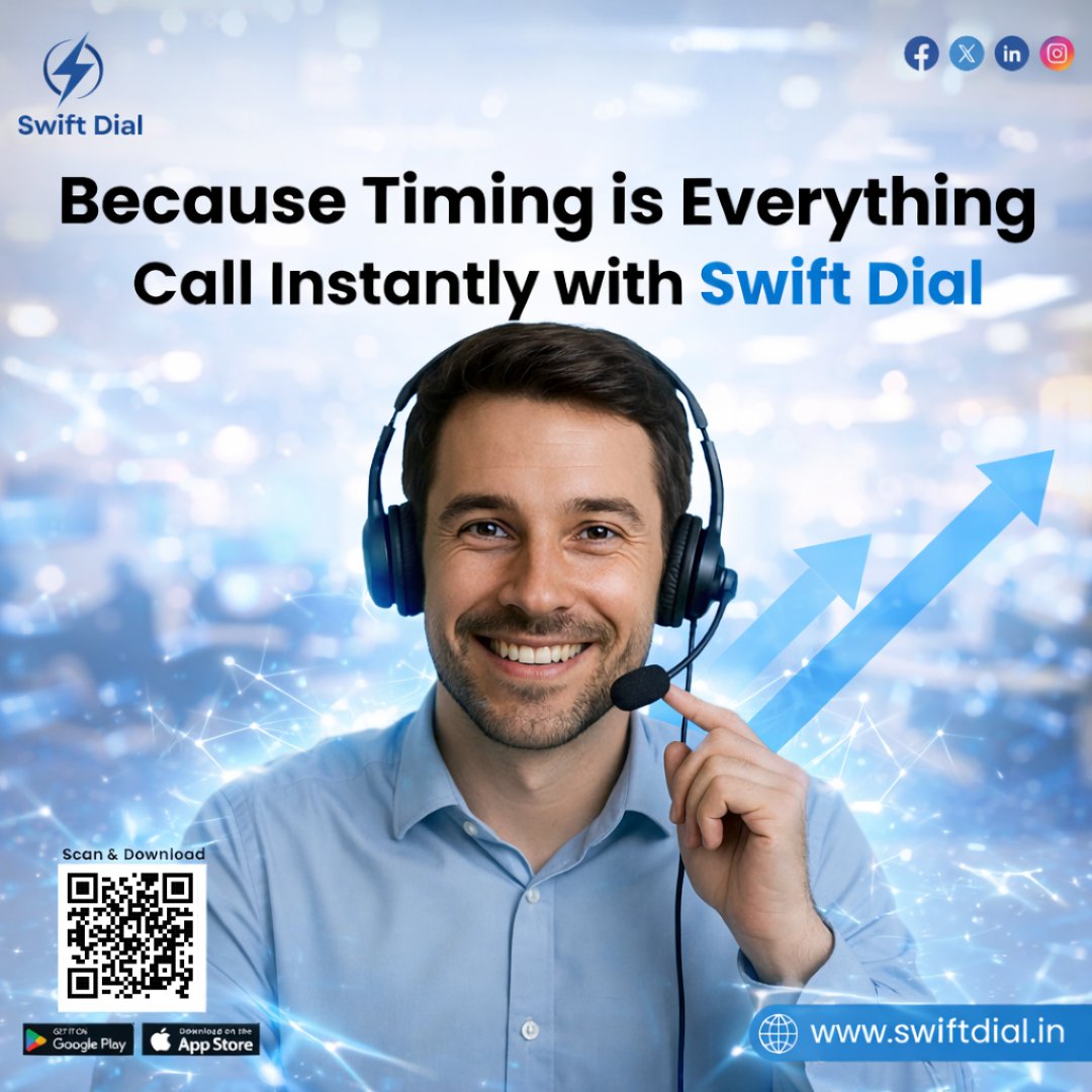 SwiftDial297's tweet image. ⏱️ Timing matters.
📞 Call instantly.
🎯 Close smarter.
Power your sales calls with Swift Dial.
🌐 swiftdial.in

#SwiftDial #CallFaster
#CloseSmarter #SalesTools
#AutoDialer #BusinessGrowth