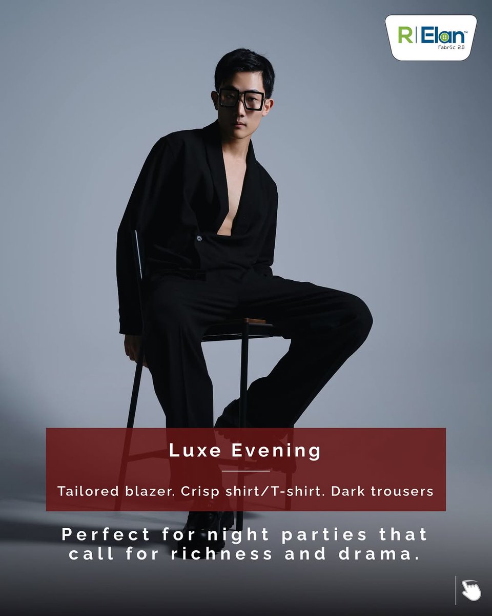 RElanOfficial's tweet image. New Years party plans sorted.�✨Go sharp, stay comfortable, and let your style do the talking.
.
.
.
.
#RElan #FabricOfTheFuture #StylingTip #MensFashion #NewYearsParty